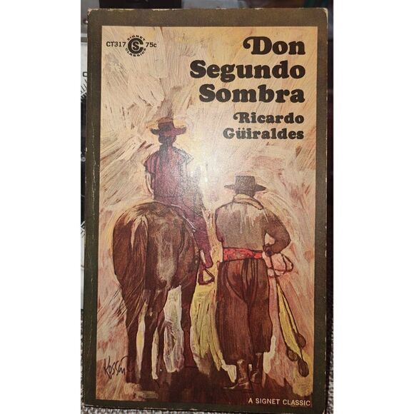 Don Segundo Sombra Mass Market Paperbound Ricardo Güiraldes 1966 - Picture 1 of 5